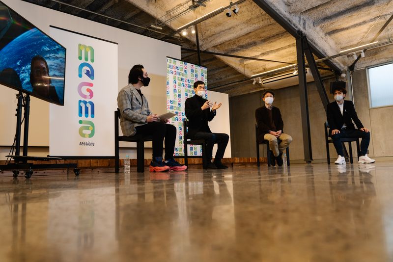 2021年2月に公開された「MAGMA sessions」の収録の様子。