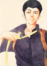 咲坂伊緒によるイラスト。 原作：モンキー・パンチ (c)TMS・NTV 　Illustration by 咲坂伊緒