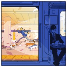 丹地陽子によるイラスト。 原作：モンキー・パンチ (c)TMS・NTV 　Illustration by 丹地陽子