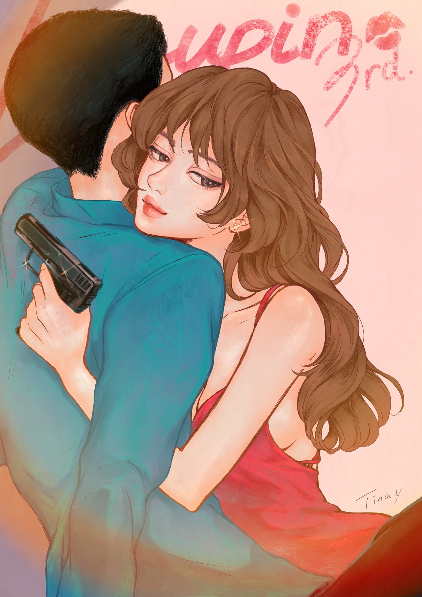 山科ティナによるイラスト。 原作：モンキー・パンチ (c)TMS・NTV 　Illustration by 山科ティナ