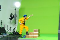 ナタリー15周年記念ムービー「ナタリー」のメイキング写真。