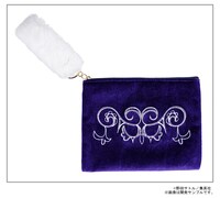 展覧会オリジナルグッズ「ベロア刺繍ポーチ」 ※画像は開発サンプル。