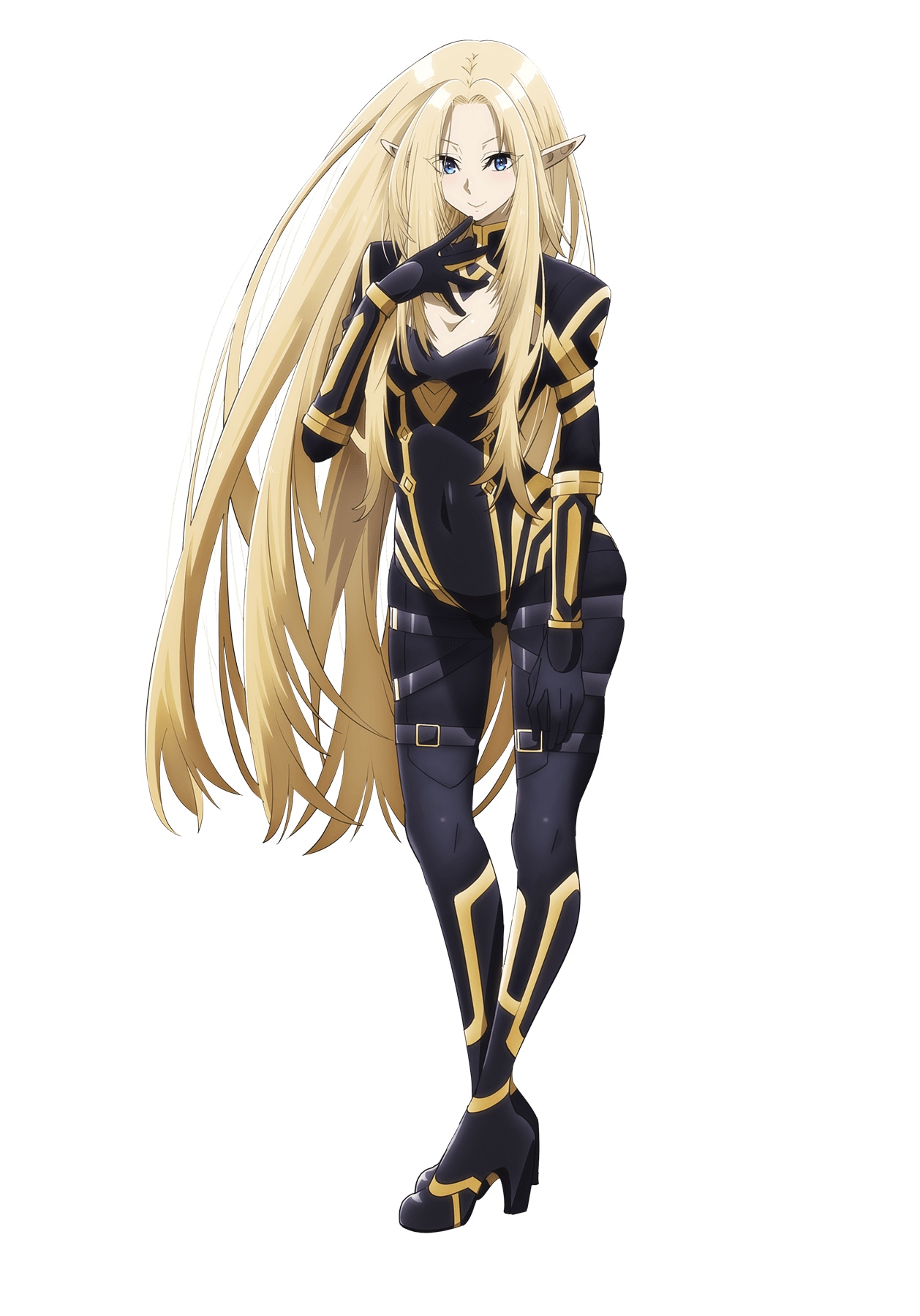 アルファ（CV：瀬戸麻沙美）。最初のシャドウガーデンのメンバーにして「七陰」第一席。エルフで完璧超人。シャドウガーデンを実質的に統括している。