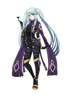 イプシロン（CV：金元寿子）シャドウガーデン「七陰」第五席。とびぬけた魔力コントロールの才能を持つエルフ。一方、子供体型にコンプレックスを持っていて、スライム装備を駆使してスタイルをごまかしている。 (c)逢沢大介・KADOKAWA刊/シャドウガーデン