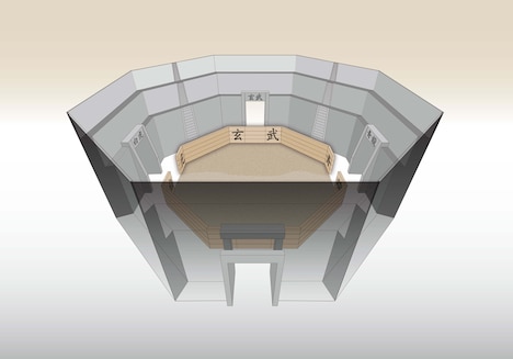 実物大「地下闘技場」イメージ