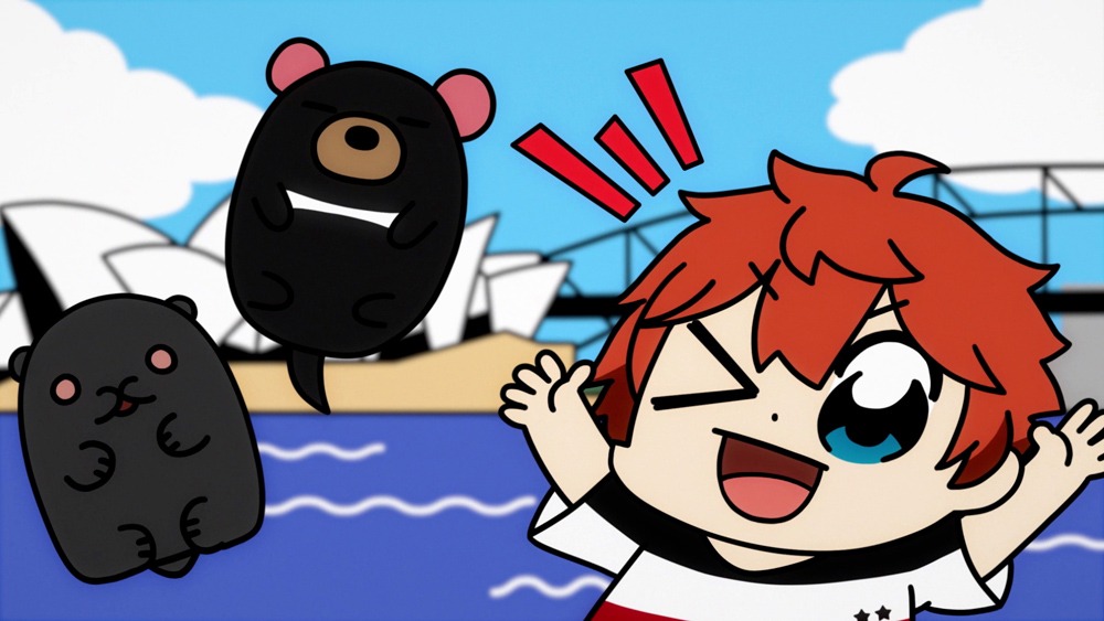 「ぶくスタ The WORLD」場面カット (c)Happy Elements K.K／あんスタ！！アニメ製作委員会 (c)bkub okawa
