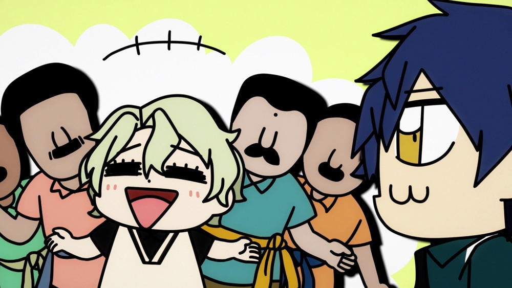 「ぶくスタ The WORLD」場面カット (c)Happy Elements K.K／あんスタ！！アニメ製作委員会 (c)bkub okawa