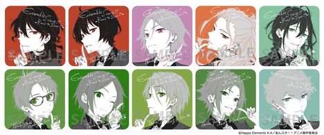 「キャラクターデザイン飯塚晴子描き下ろしコースター」