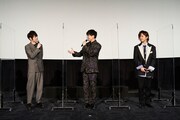 劇場アニメ「グッバイ、ドン・グリーズ!」公開記念舞台挨拶の様子。