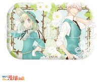 D賞のスクエア缶バッジ「リーゼロッテと魔女の森」。