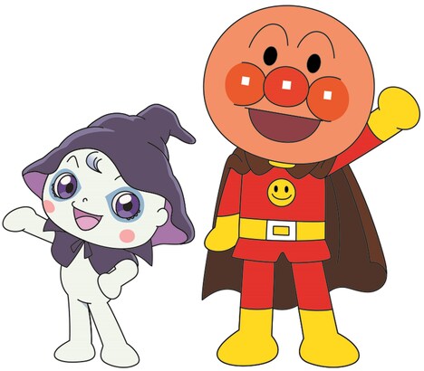 左からドロリン(CV:北川景子)、アンパンマン。