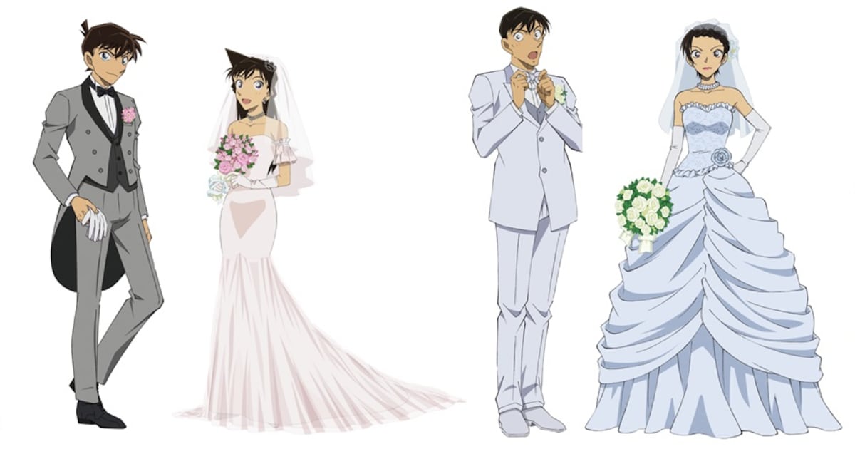 劇場版「名探偵コナン」新一＆蘭、高木刑事＆佐藤刑事の“ウェディング 