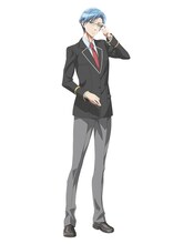 クリス・フィア・アークライト（CV：遊佐浩二） (c)三嶋与夢/マイクロマガジン社/モブせか製作委員会