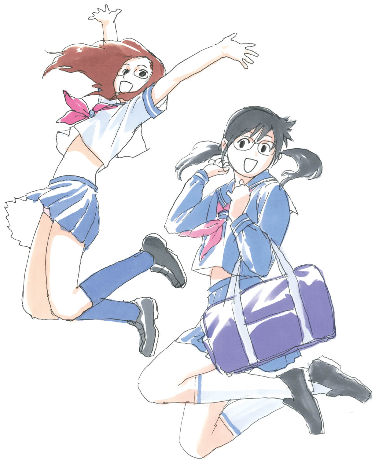 羽音たらく 直筆サイン入り複製原画 おねがいツインズ 羽音たらく 直筆