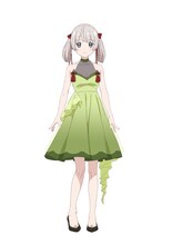 城ヶ崎ひかり（CV：若井友希）。愛知県の老舗お菓子企業の社長令嬢。一般的には十分セレブなのだが、さえかの手前お金持ちキャラを押し出しにくい微妙な立ち位置。両親からは漫才中に実家のお菓子を宣伝することを条件に、お笑い活動を許可されている。 (c)てっぺんグランプリ実行委員会