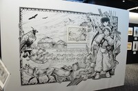 「大乙嫁語り展」の様子。