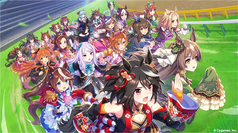 ゲーム「ウマ娘 プリティーダービー」新キービジュアル
