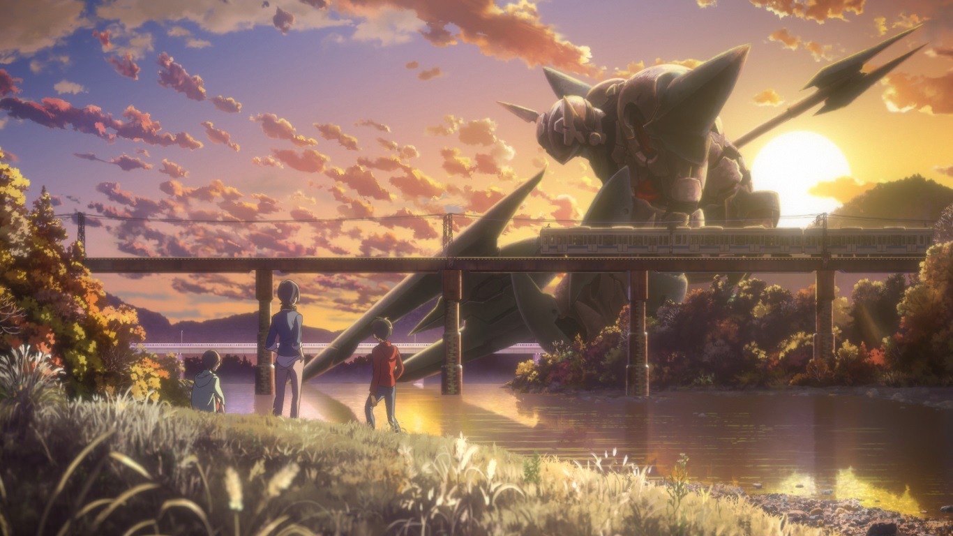 劇中アニメ「サウンドバック 奏の石」の場面カット。 (c)2022 映画「ハケンアニメ！」製作委員会