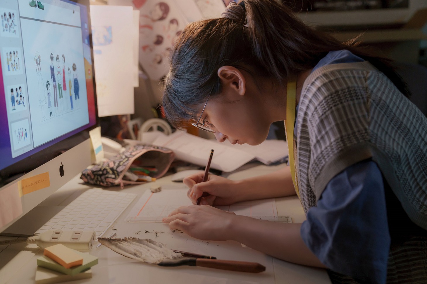映画「ハケンアニメ！」より。 (c)2022 映画「ハケンアニメ！」製作委員会