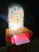 「こもれび商店街のチェンジングワンダー」ライトアップ販売台