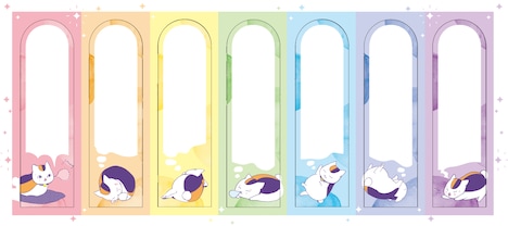 「ニャンコ先生むにゃむにゃふせん 『夏目友人帳』by緑川ゆき」