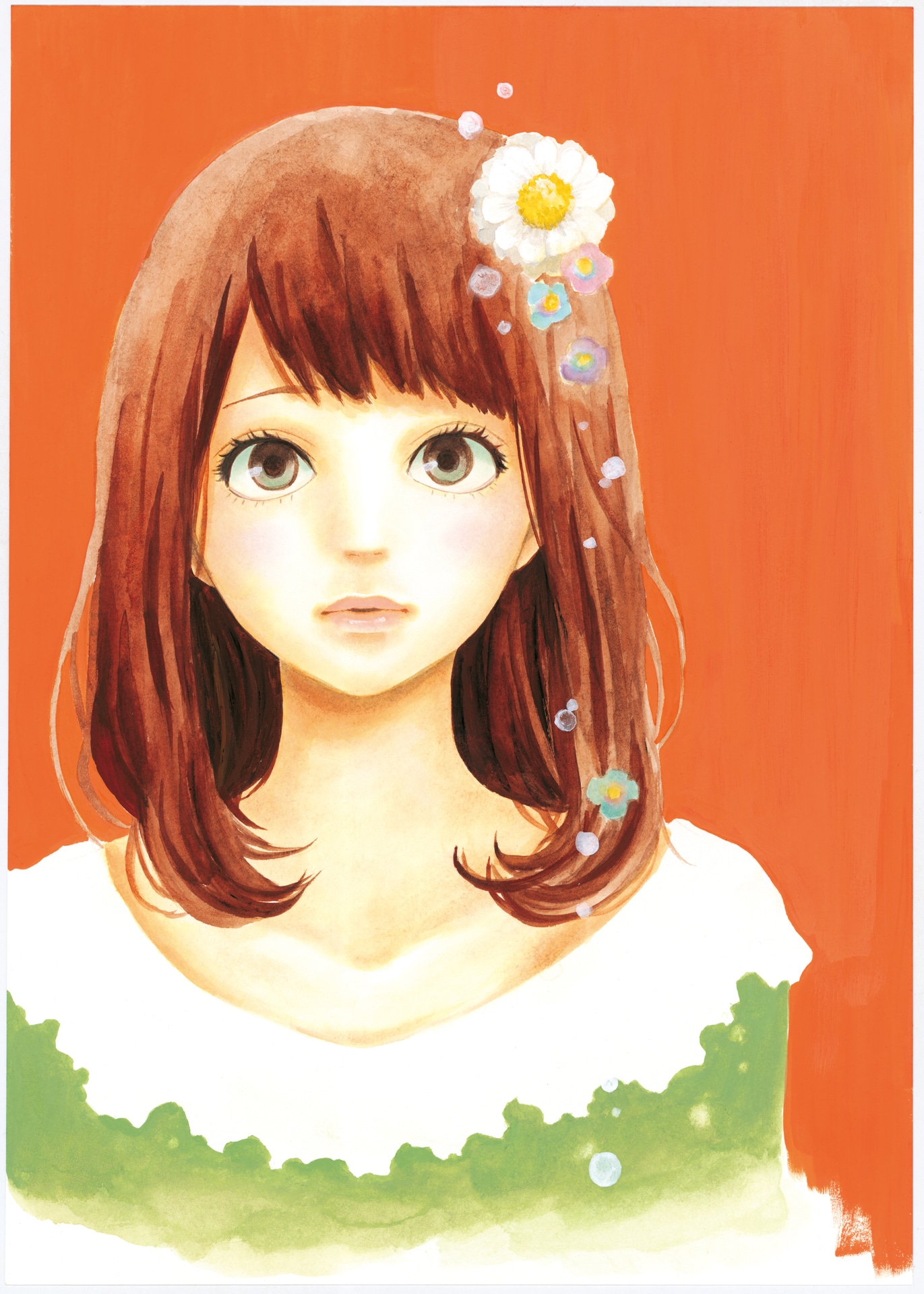高野苺による「orange」イラスト。