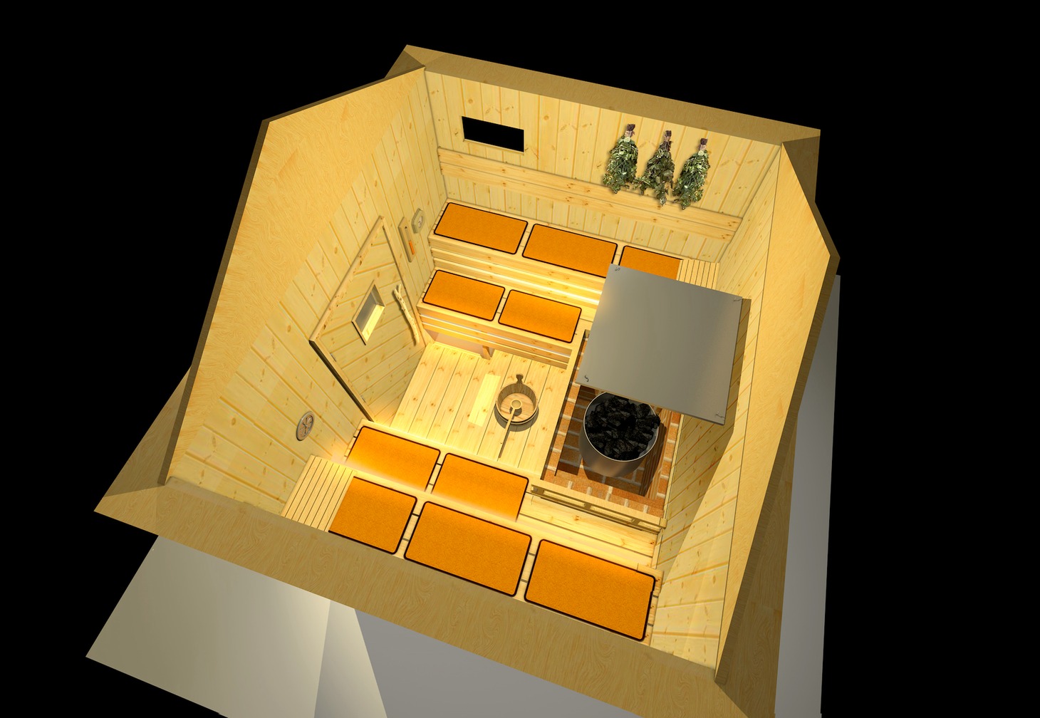 ミニチュア模型展示のイメージ。