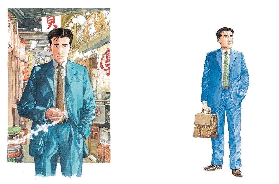 「孤独のグルメ」のイラスト。