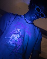 コラボアイテムの着用イメージ。