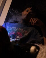 コラボアイテムの着用イメージ。