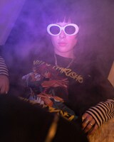 コラボアイテムの着用イメージ。