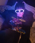 コラボアイテムの着用イメージ。