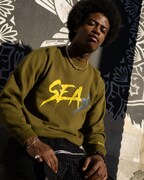 コラボアイテムの着用イメージ。