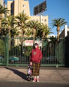 コラボアイテムの着用イメージ。