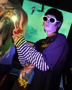 コラボアイテムの着用イメージ。