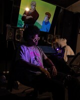 コラボアイテムの着用イメージ。