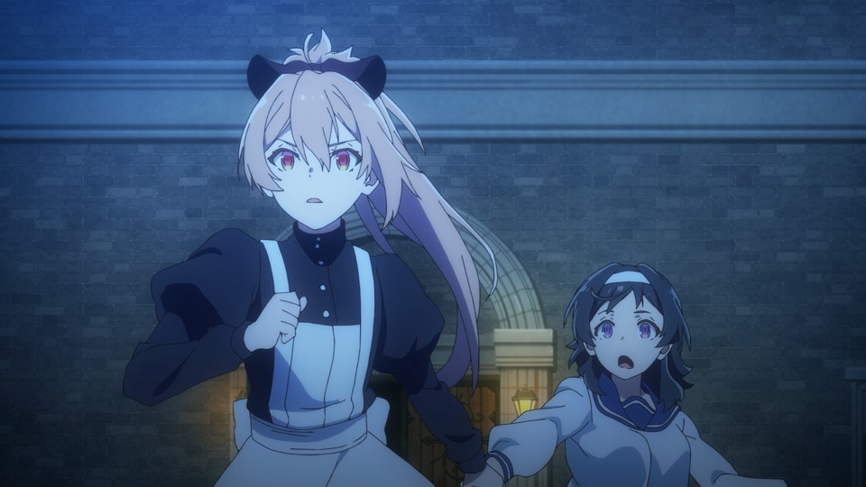 アニメ「処刑少女の生きる道」メノウのキャラクターPVより。 (c)佐藤真登・SB クリエイティブ/処刑少女製作委員会