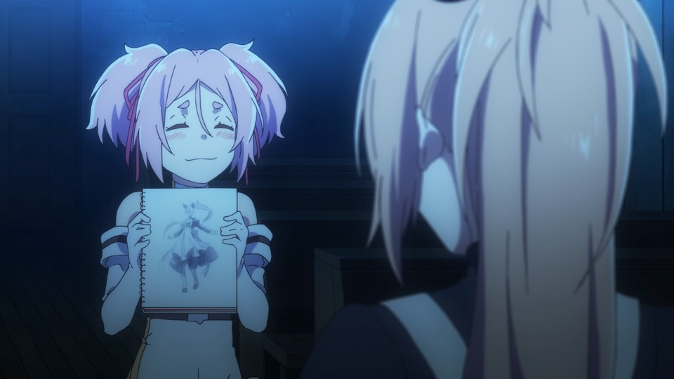 アニメ「処刑少女の生きる道」モモのキャラクターPVより。 (c)佐藤真登・SB クリエイティブ/処刑少女製作委員会