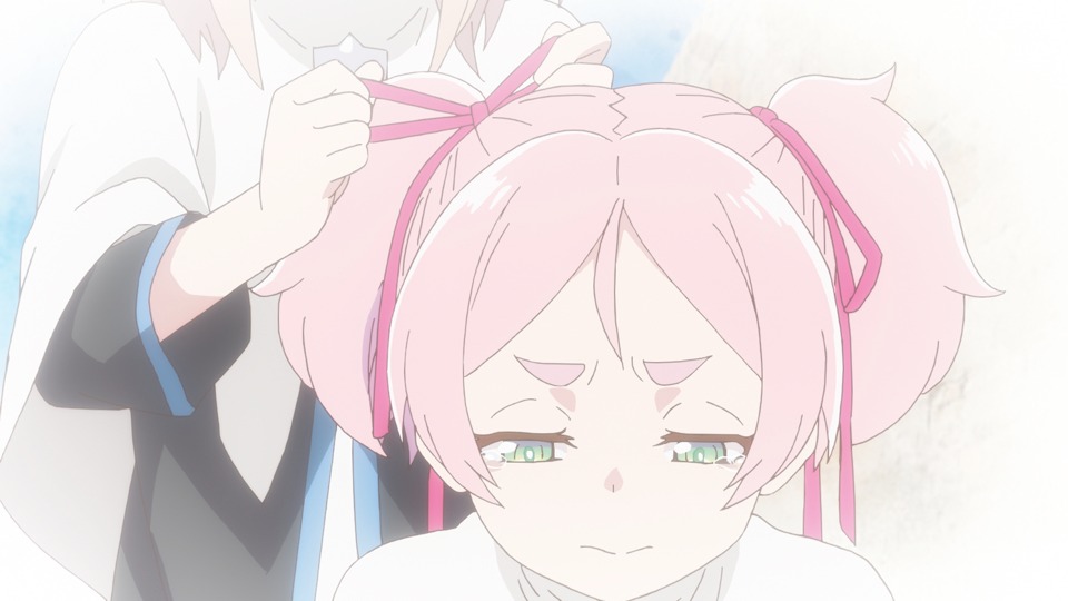 アニメ「処刑少女の生きる道」モモのキャラクターPVより。 (c)佐藤真登・SB クリエイティブ/処刑少女製作委員会