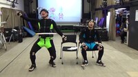 モーションキャプチャの撮影風景。