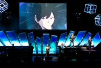 生アフレコの様子。