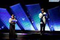 生アフレコの様子。