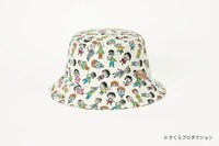 「ちびまる子ちゃん × CA4LA 総柄バケットハット」
