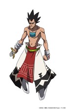 ラジム（CV：間宮康弘）
パッチ族十祭司。シャーマンファイトの司会・実況を務めた。持霊は、コシグロペリカンの精霊プラチナムソード。