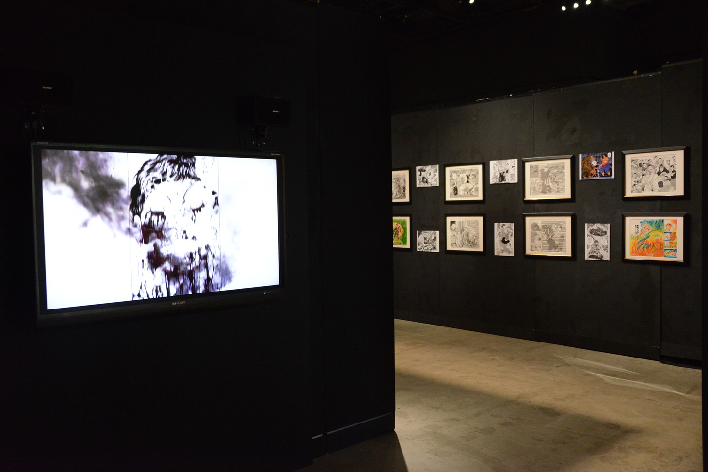 「連載30周年記念 地上最強刃牙展ッ！in東京ドームシティ」の様子。