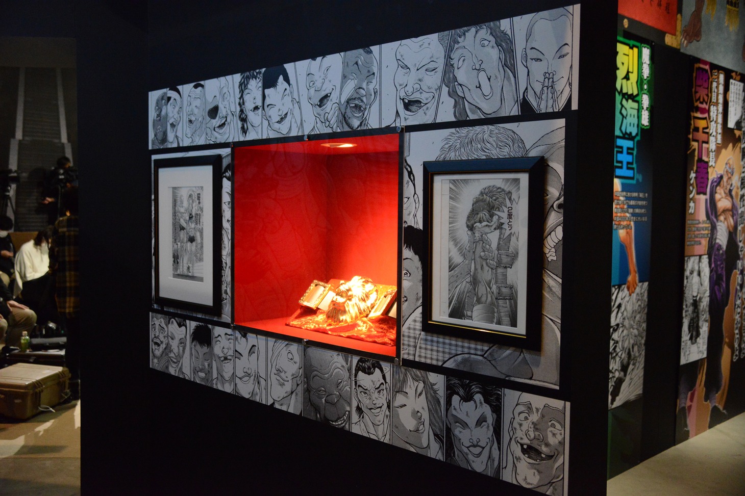 「連載30周年記念 地上最強刃牙展ッ！in東京ドームシティ」の様子。