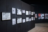 「連載30周年記念 地上最強刃牙展ッ！in東京ドームシティ」の様子。