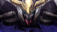 アニメ「機動戦士ガンダム 鉄血のオルフェンズ 特別編」より。 (c)創通・サンライズ