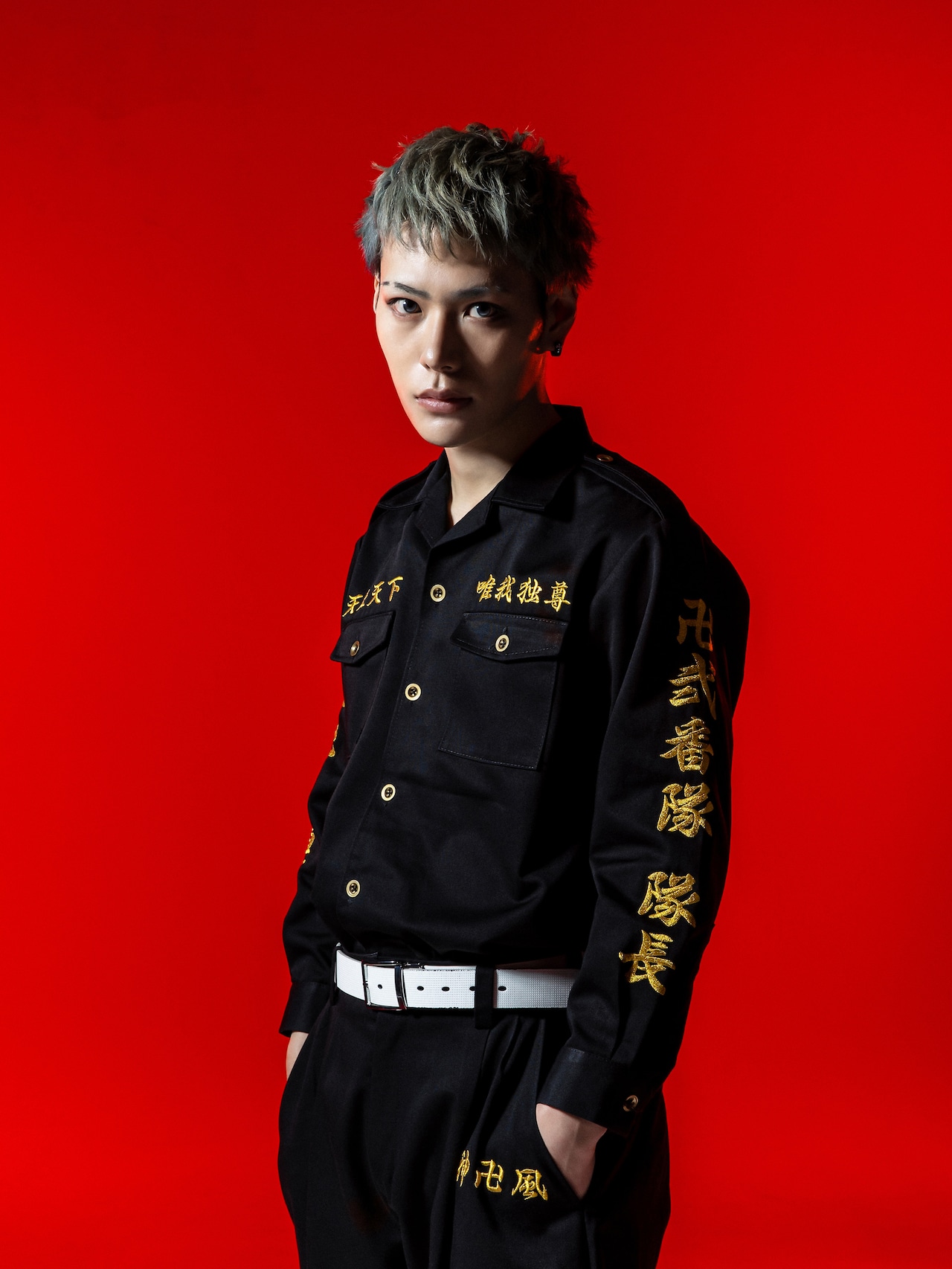 東京リベンジャーズ 三ツ谷隆 血のハロウィン 缶バッジ 相澤莉多扮する三ツ谷隆。 - 舞台「東リベ」血のハロウィン編