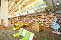 角川武蔵野ミュージアムの1階にあるマンガ・ラノベ図書館。